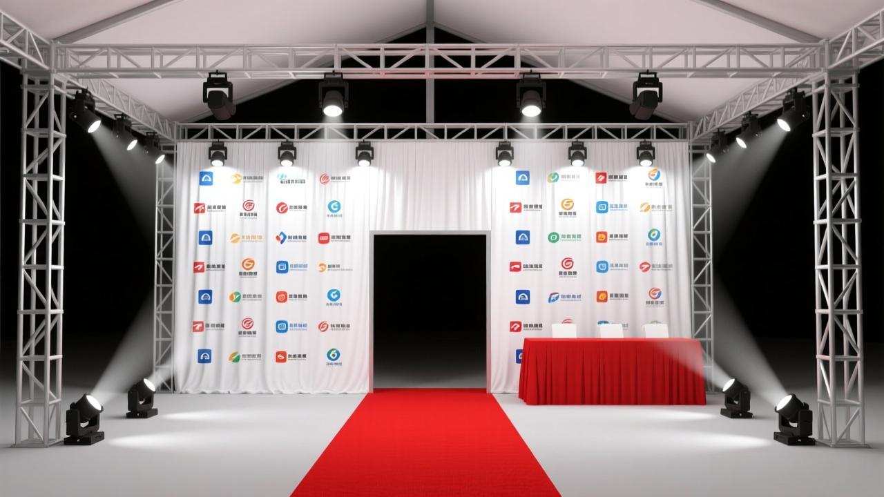 舞台桁架与背景板